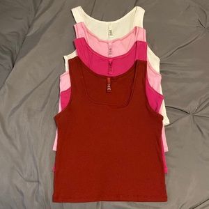 SKIMS Soft Lounge Tank Top Set of 4 size 4x